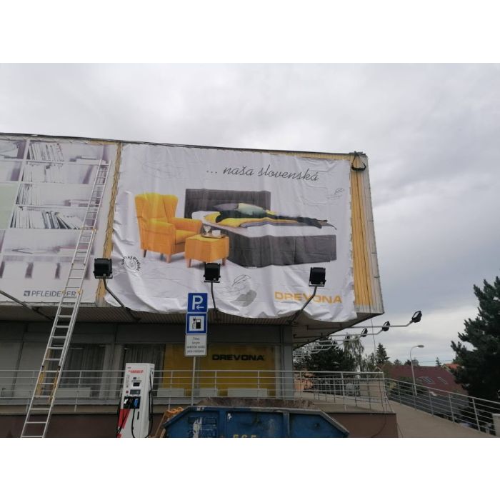 banner magasbeli elhelyezése, Drevona
