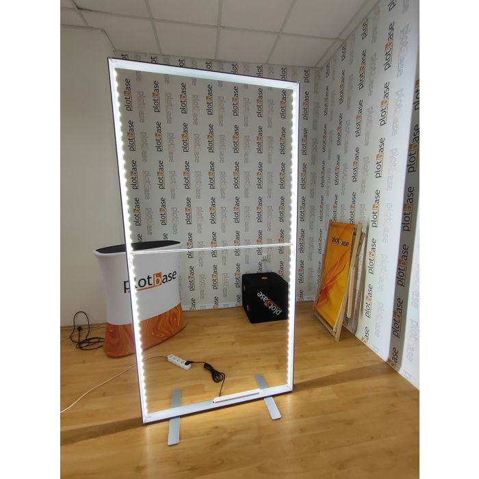 Világító LED box kerete