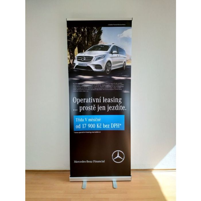 Mercedes Benz roll up