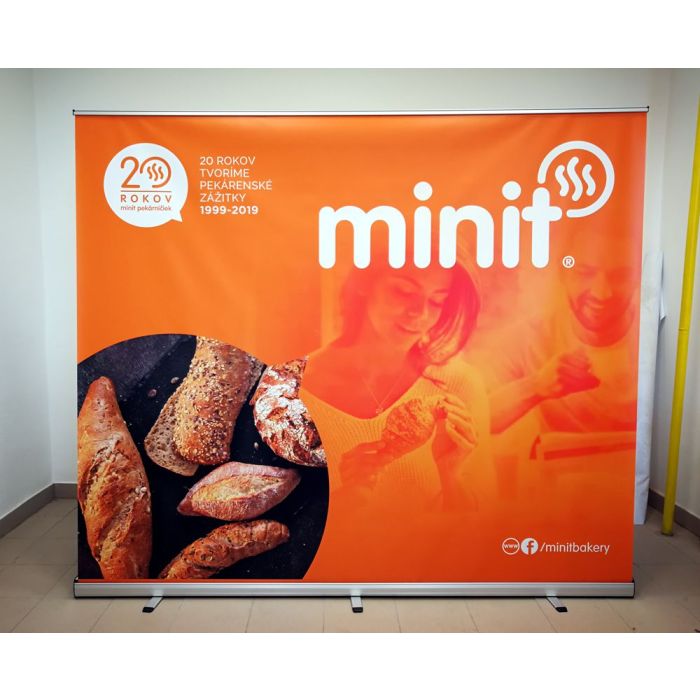 Minit promóciós fal