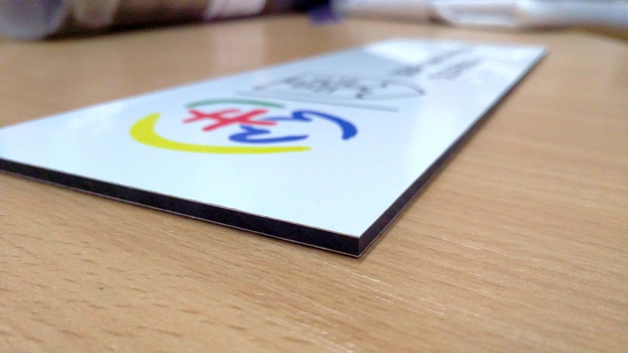 nyomtatás alumíniumtáblára a Siketlimpiai Bizottság számára