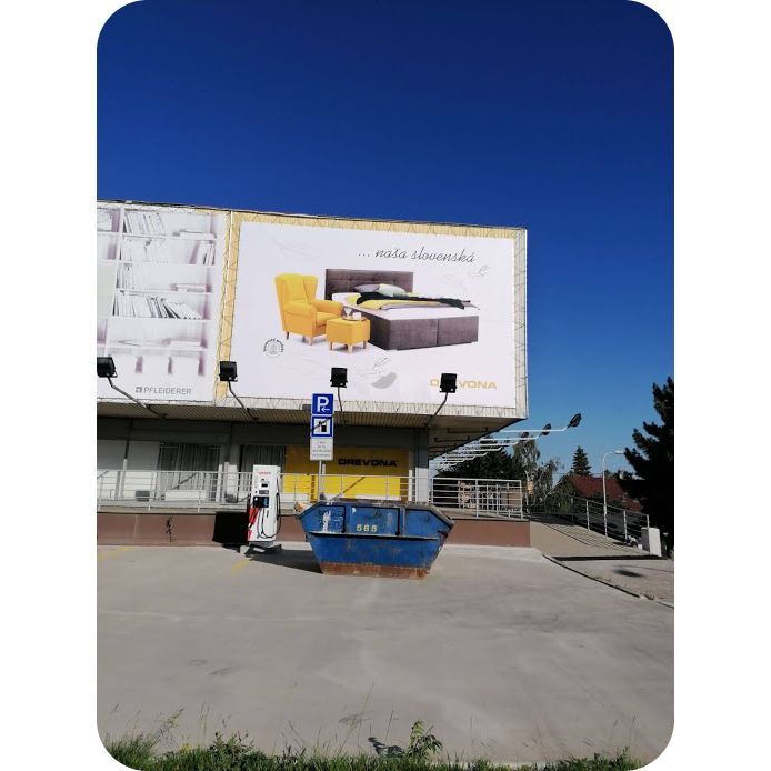 Reklám molinó Drevona 