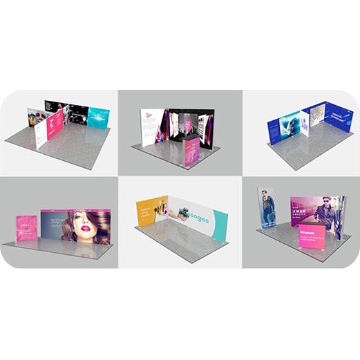 Moduláris LED kiállítási stand
