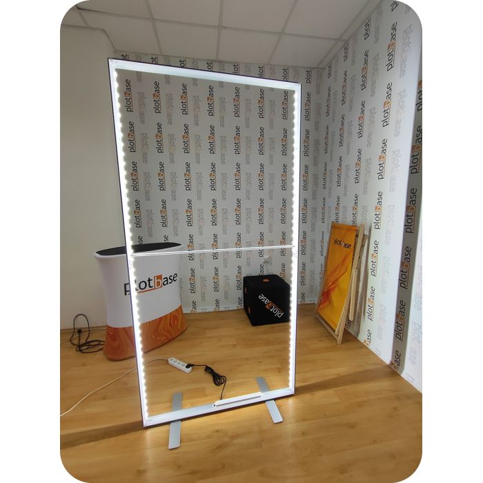Világító LED box kerete