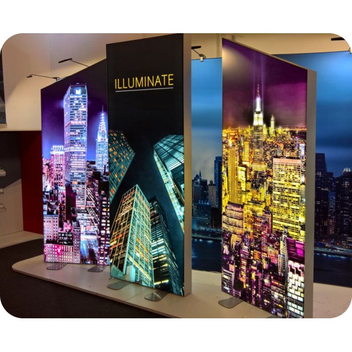 LED világító textilpanel illuminate