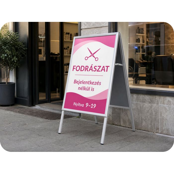 Megállító tábla – Fodrászat