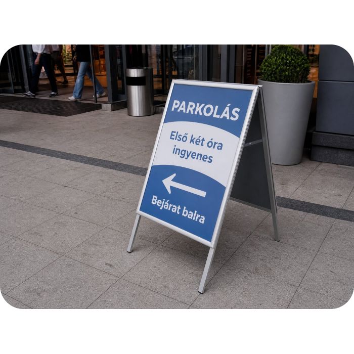 Megállító tábla – Parkolás