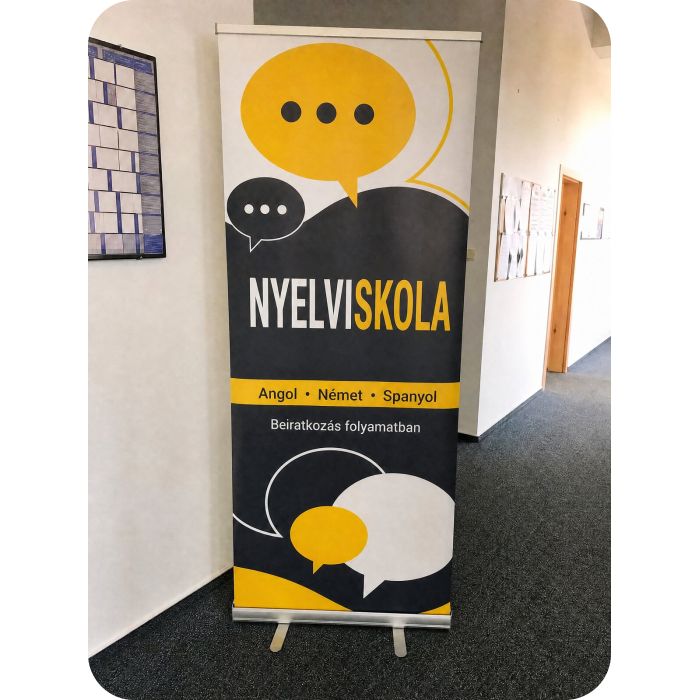 Roll Up Standard – nyelviskolában