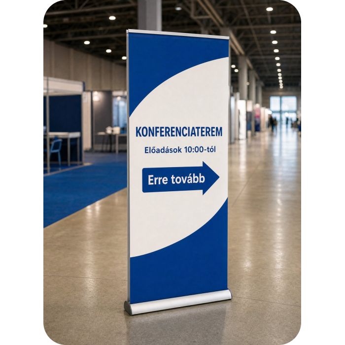 Kétoldalas Roll Up – Konferenciaterem
