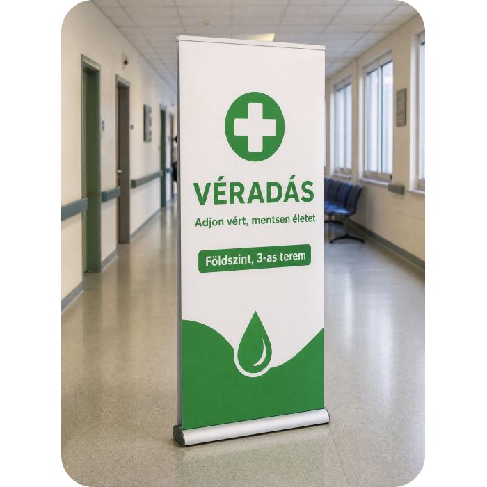 Kétoldalas Roll Up – Véradás