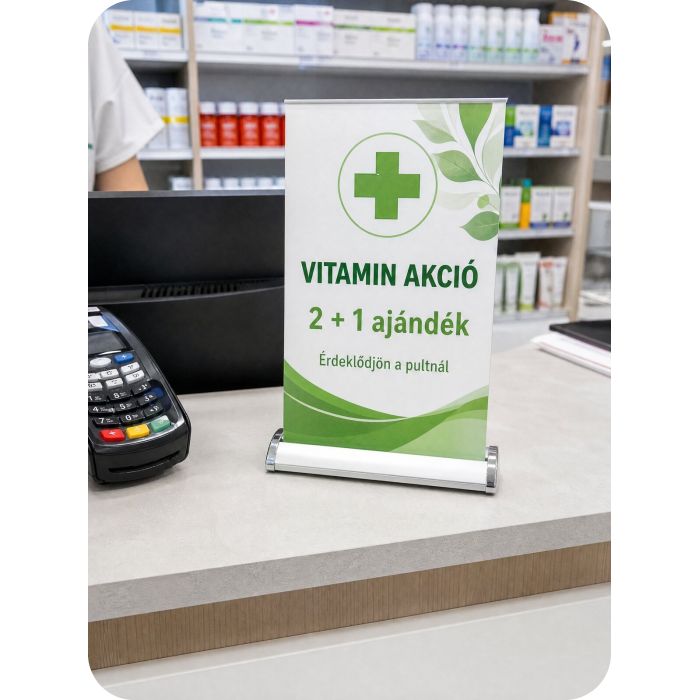 Asztali Roll Up – Vitamin akció
