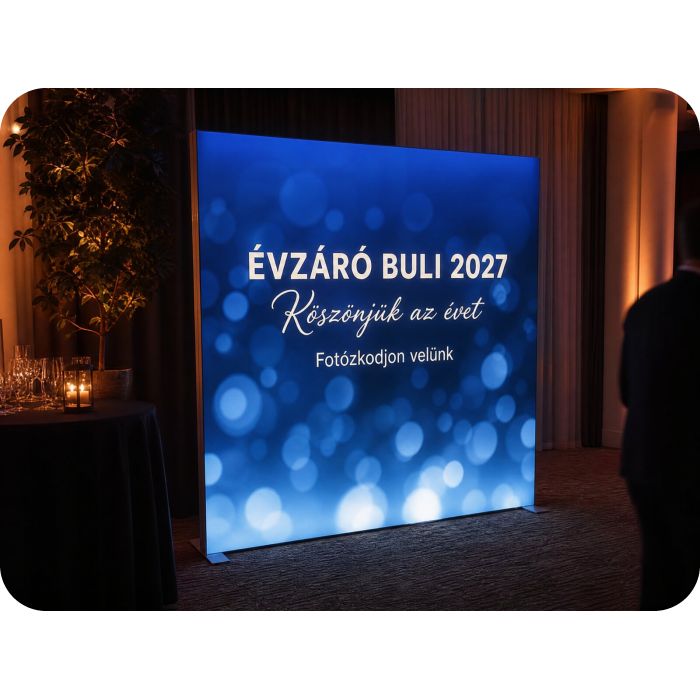 LED reklámfal – Évzáró buli 2027