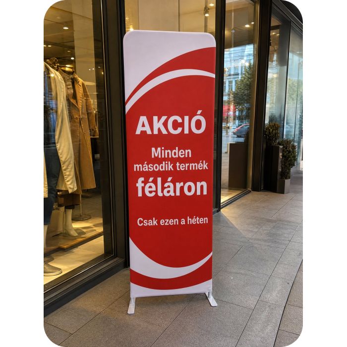 Textil háttérfal – Akció