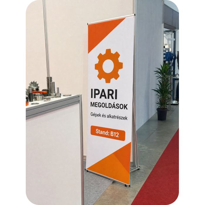 Standard L-banner – Ipari megoldások