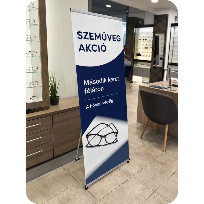 Standard L-banner – Szemüveg akció