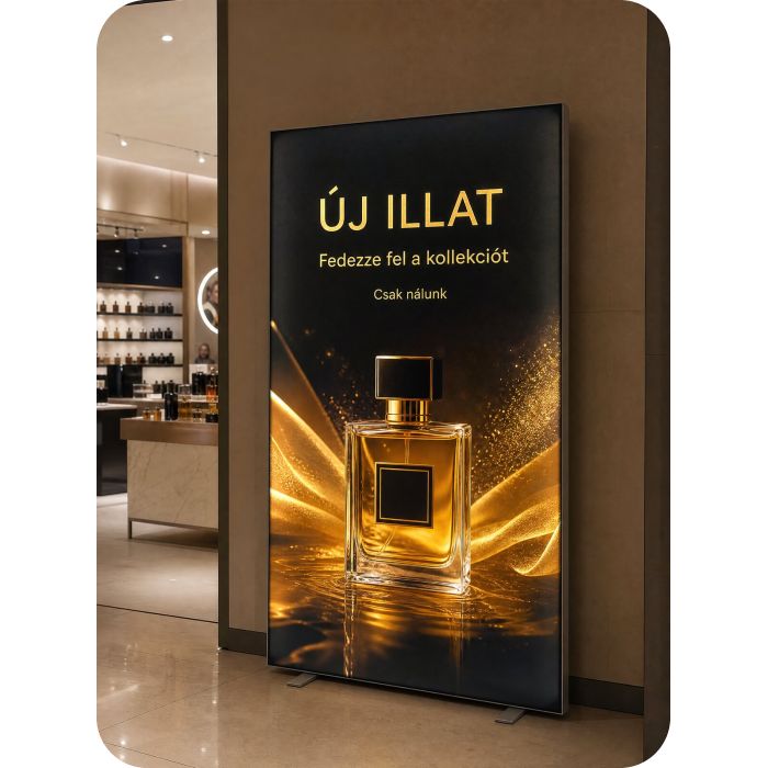 LED box – parfümériában