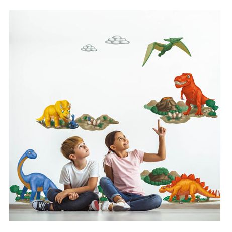 Nálepky na stenu dinosaury
