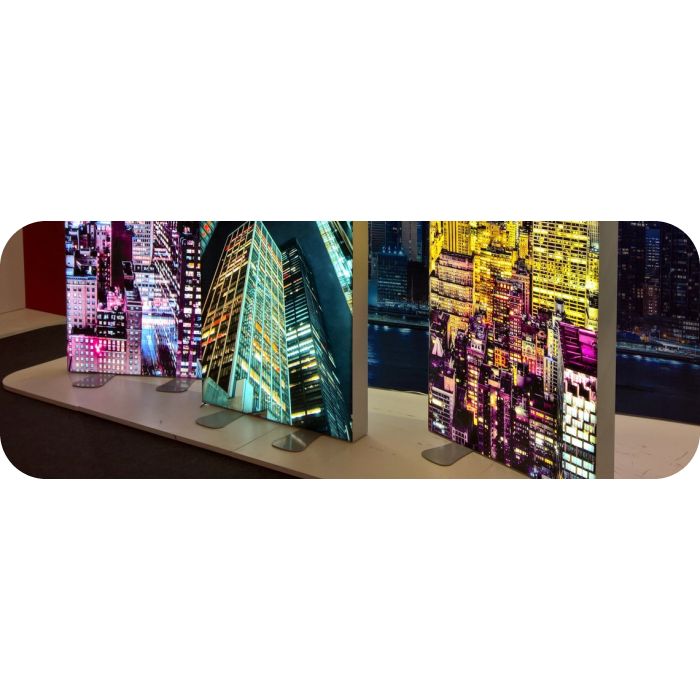 ikon LED világító textilpanel