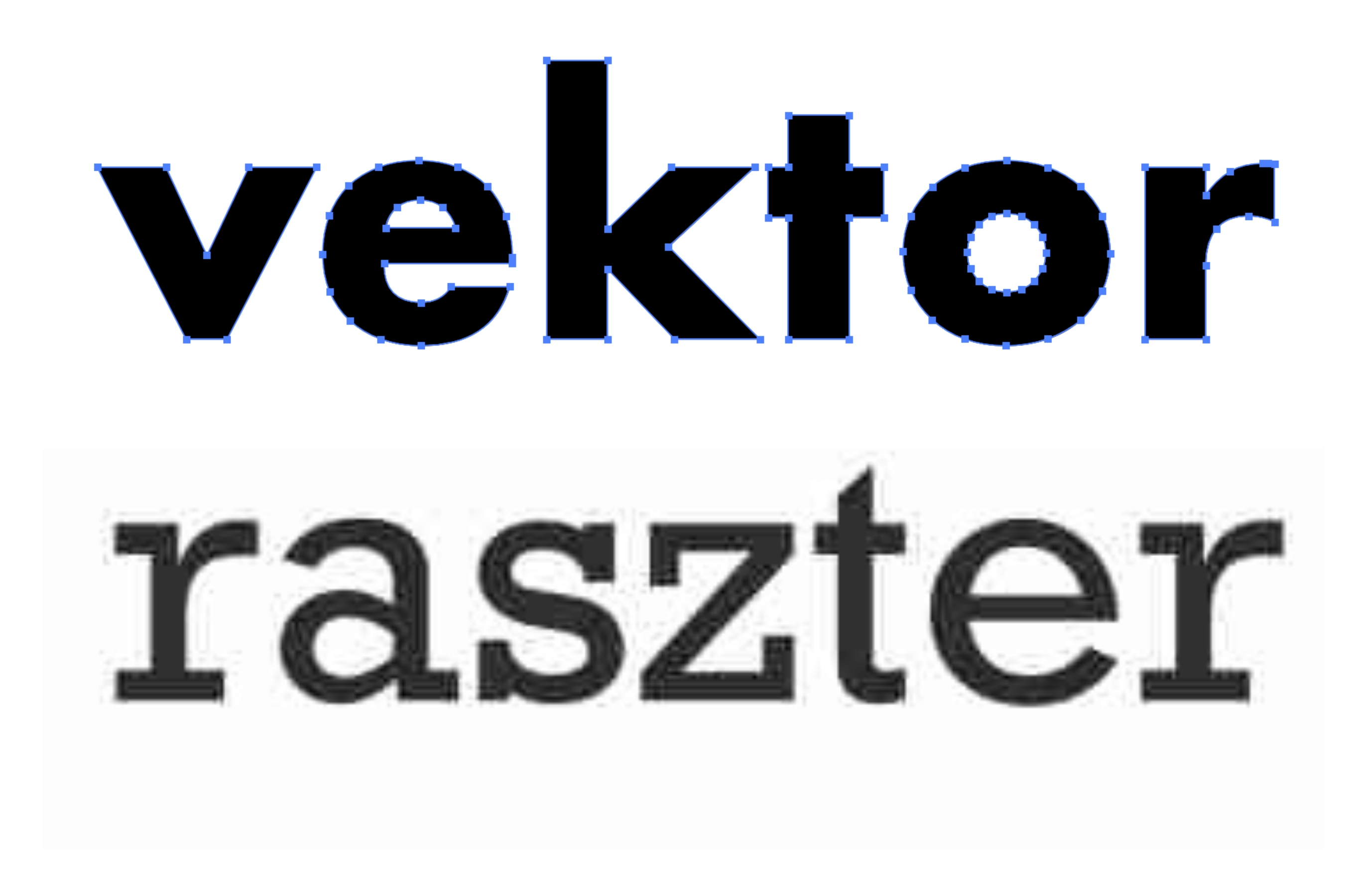 Vektor vs raszter