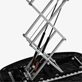 Pneumatická noha promo stolíka